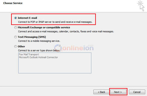 Outlook2010 Internet Email Outlook2010 Internet Email